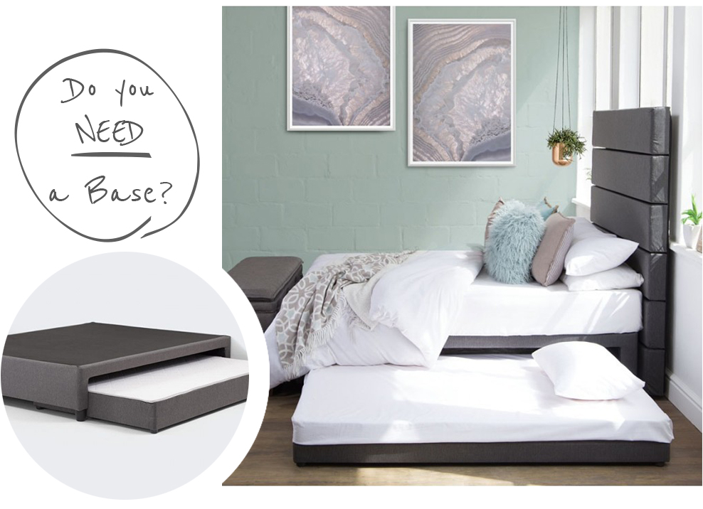 bed in bedroom